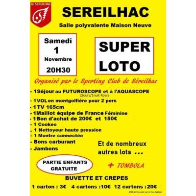 Photo du SUPER LOTO DU FOOT à Séreilhac
