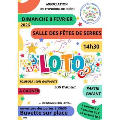 Photo du LOTO DES PITCHOUNS DU BUECH à Serres