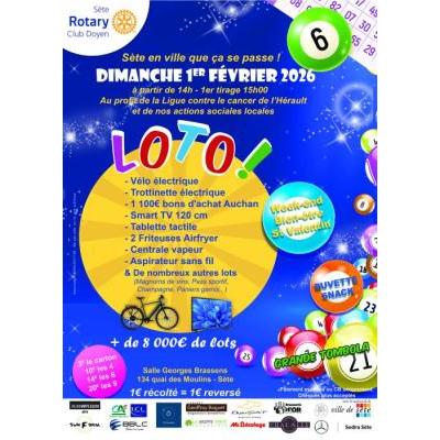 Photo du Maxi loto annuel du Rotary S&egrave;te doyen à Sète