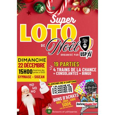 Photo du LOTO DE NOEL DE L'USP XV à Sigean