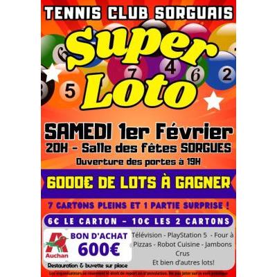 Photo du Super loto du tennis club Sorguais  à Sorgues