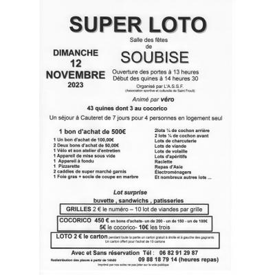 Photo du Super loto à Soubise
