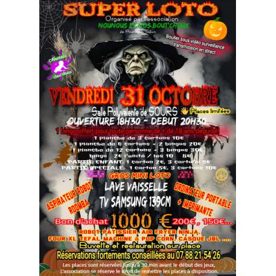 Photo du SUPER LOTO des nounous  SPECIALE HALLOWEEN  à Sours