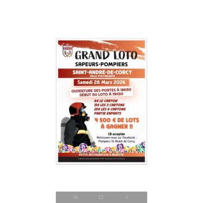 Photo du Loto des Pompiers à Saint-André-de-Corcy