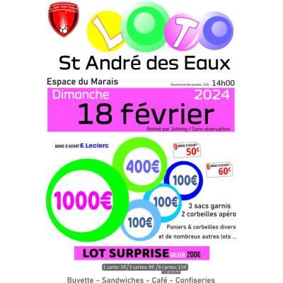 Photo du loto spécial bons d'achat LA SAINT ANDRE FOOTBALL à Saint-André-des-Eaux