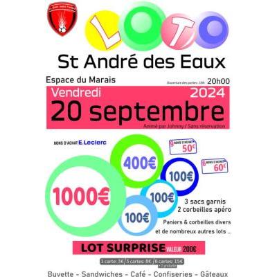 Photo du loto spécial bons d'achat LA SAINT ANDRE FOOTBALL à Saint-André-des-Eaux