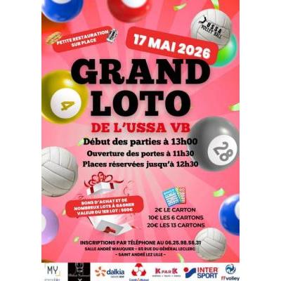 Photo du GRAND LOTO de l'Ussa Volley ball à Saint-André-lez-Lille