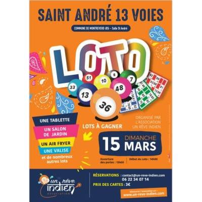 Photo du LOTO - Un R&ecirc;ve Indien à Saint-André-Treize-Voies