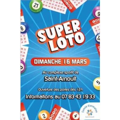 Photo du Super Loto avec + de 5000 € de lots à Saint-Arnoult