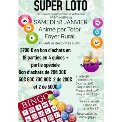 Photo du SUPER LOTO UCA à Saint-Aubin