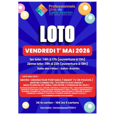 Photo du le loto des PUSA à Saint-Avertin