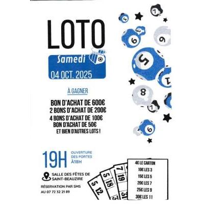 Photo du loto à Saint-Beauzire