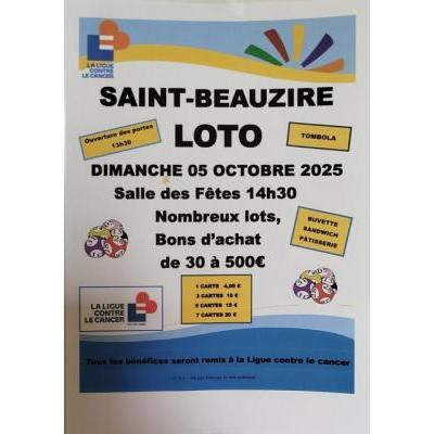 Photo du Super loto au profit du cancer à Saint-Beauzire 63 à Saint-Beauzire