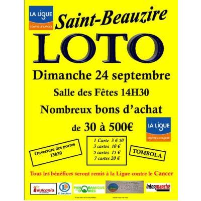 Photo du Grand loto solidaire à Saint-Beauzire