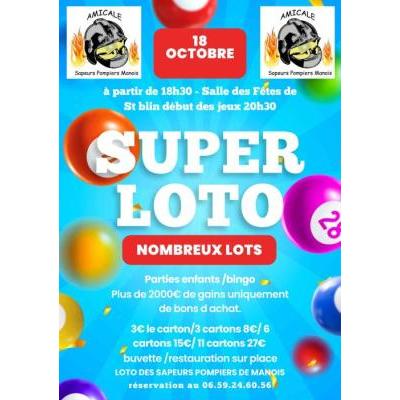 Photo du Super loto sapeurs pompiers  à Saint-Blin