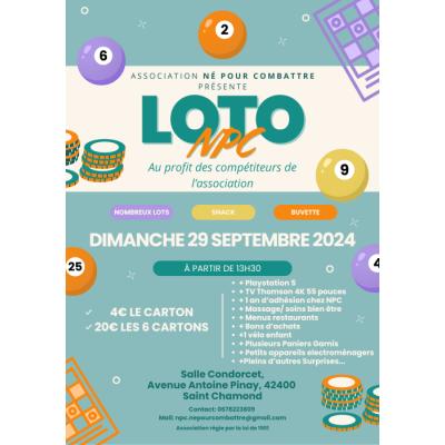 Photo du Loto de l'association Né pour combattre à Saint-Chamond