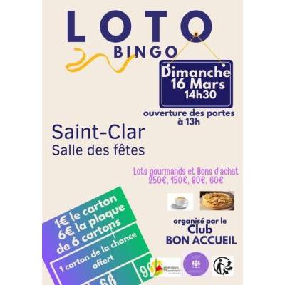 Photo du LOTO ANNUEL-BINGO à Saint-Clar