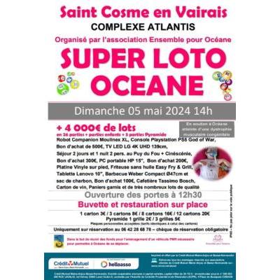 Photo du Super loto Océane en soutien à Océane à Saint-Cosme-en-Vairais
