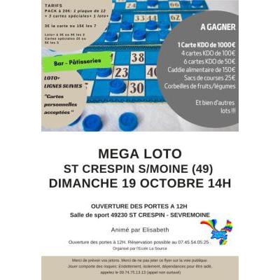 Photo du Mega loto à Saint-Crespin-sur-Moine