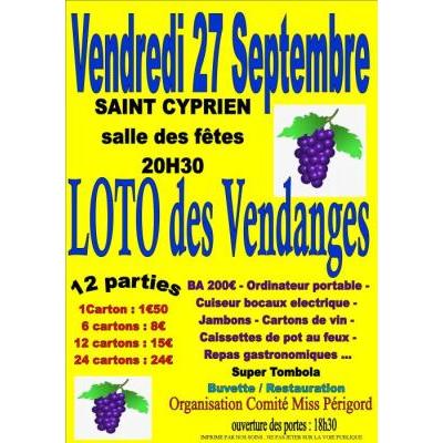 Photo du LOTO des VENDANGES à Saint-Cyprien