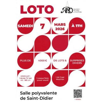 Photo du Loto de l'Association Paroissiale à Saint-Didier