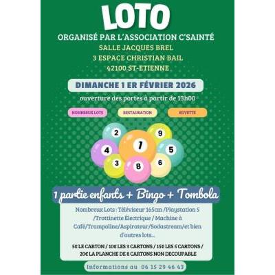 Photo du Loto association C'Saint&Eacute; à Saint-Étienne