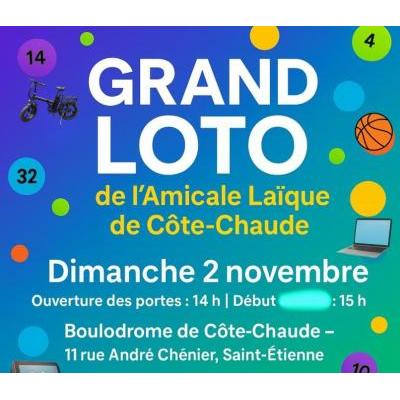 Photo du GRAND LOTO DU BASKET DE L'AMICALE LAIQUE DE COTE-CHAUDE à Saint-Étienne