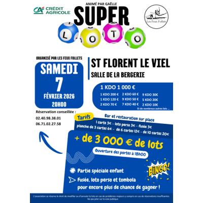 Photo du Super Loto des Feux Follets  à Saint-Florent-le-Vieil