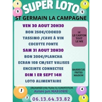 Photo du Super loto à Saint-Germain-la-Campagne