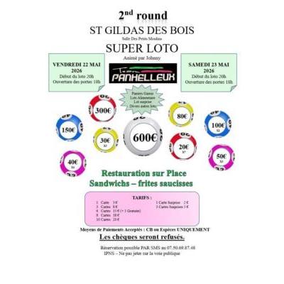 Photo du Super Loto à Saint-Gildas-des-Bois