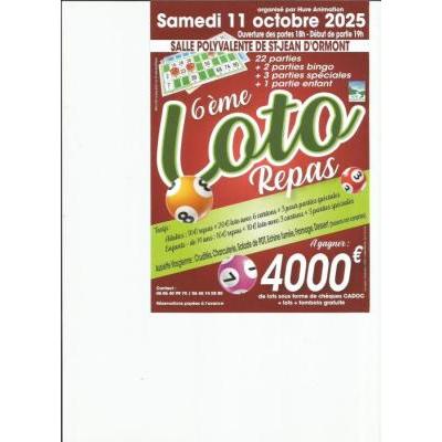 Photo du LOTO REPAS à Saint-Jean-d'Ormont