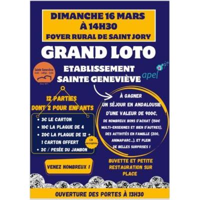 Photo du GRAND LOTO ETABLISSEMENT SAINTE GENEVIEVE à Saint-Jory