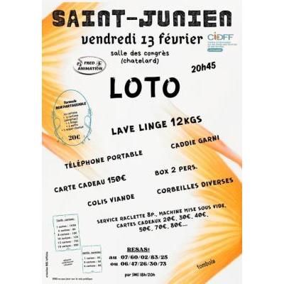 Photo du Loto solidaire du CIDFF à Saint-Junien