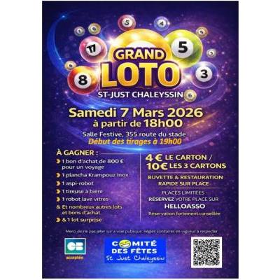 Photo du GRAND LOTO à Saint-Just-Chaleyssin