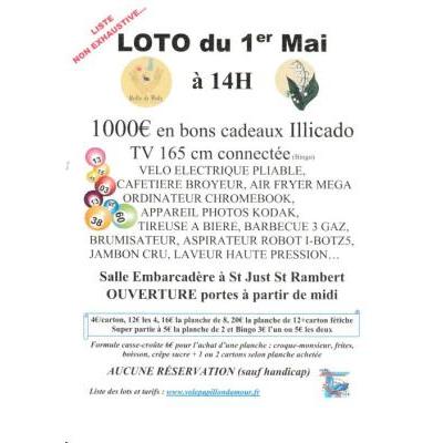 Photo du Loto du 1er MAI à Saint-Just-Saint-Rambert