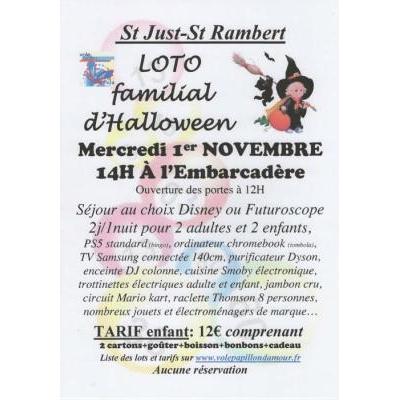Photo du Loto familial d'Halloween à Saint-Just-Saint-Rambert