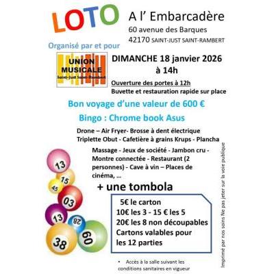 Photo du Loto de L'union musicale de St Just St Rambert à Saint-Just-Saint-Rambert