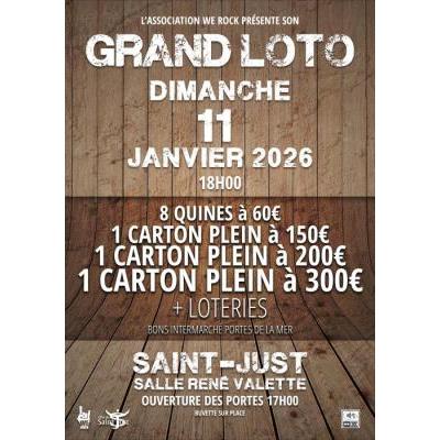 Photo du Grand Loto de l'Asso We Rock à Saint-Just