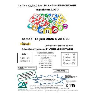 Photo du Super LOTO à Saint-Langis-lès-Mortagne