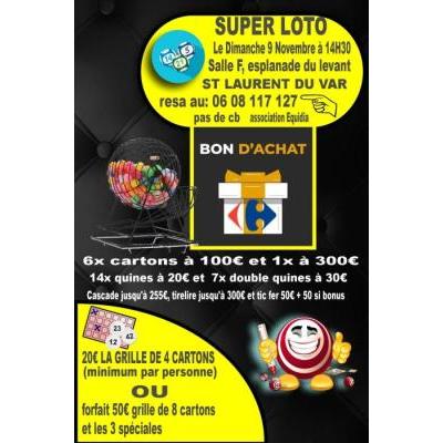 Photo du gros loto salle ferriere à Saint-Laurent-du-Var