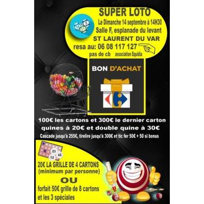Photo du gros loto salle ferriere à Saint-Laurent-du-Var