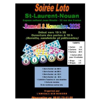 Photo du Loto traditionnel et bingo à Saint-Laurent-Nouan