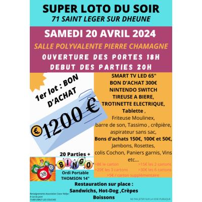 Photo du Super loto du Soir  à Saint-Léger-sur-Dheune