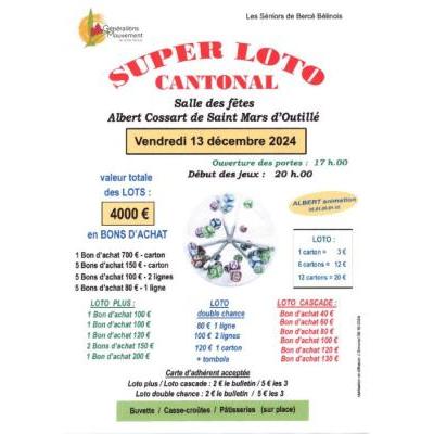 Photo du Super Loto Cantonal à Saint-Mars-d'Outillé