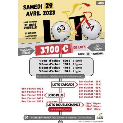 Photo du Loto de l'Etoile Cycliste Belinoise à Saint-Mars-d'Outillé