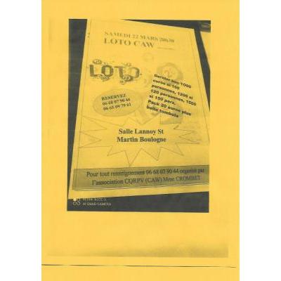 Photo du SUPER LOTO DU  CAW à Saint-Martin-Boulogne