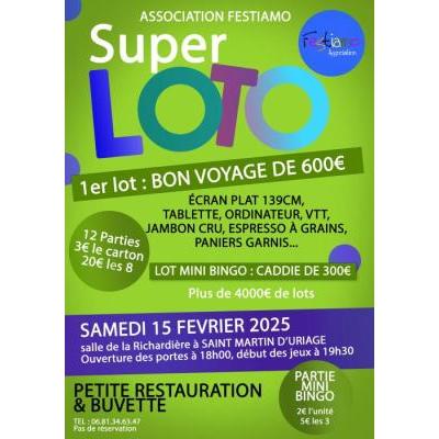 Photo du Super loto Festiamo  à Saint-Martin-d'Uriage