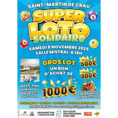 Photo du SUPER LOTO SOLIDAIRE à Saint-Martin-de-Crau