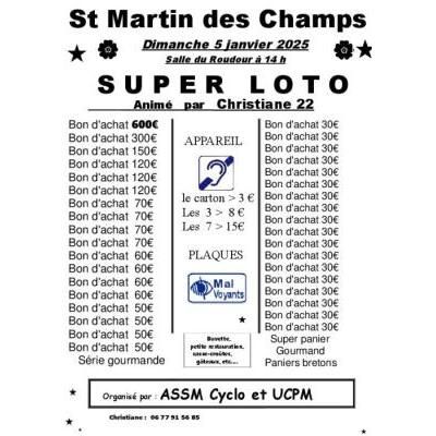 Photo du Super Loto ASSM Cyclo - UCPM à Saint-Martin-des-Champs