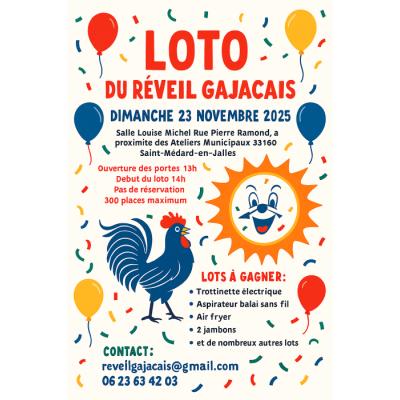 Photo du loto du reveil gajacais à Saint-Médard-en-Jalles
